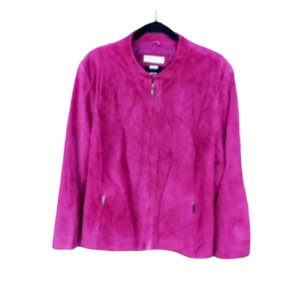 Preston & York Lambskin Pink Women's Jacket Lined Size 3X
